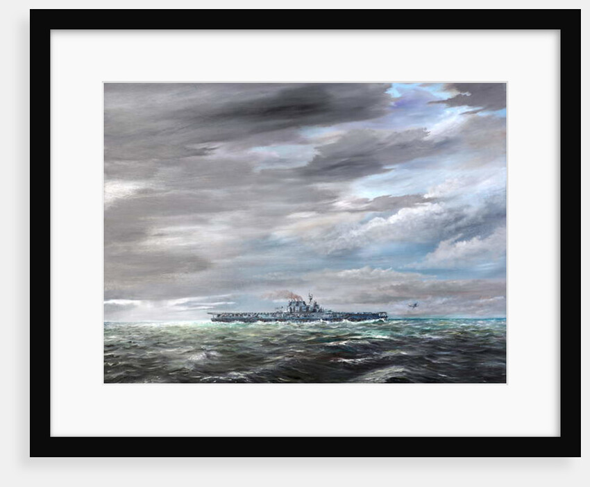 Last B25 leaves USS Hornet 18/04/1942, 2019 by Vincent Alexander Booth