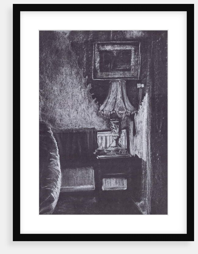 Lamp lit up by candlelight, 1997 by Vincent Alexander Booth