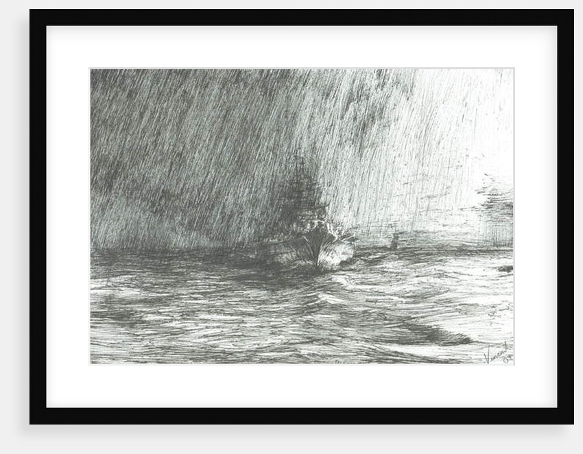 Tirpitz in Arctic waters 1943, 2009 by Vincent Alexander Booth