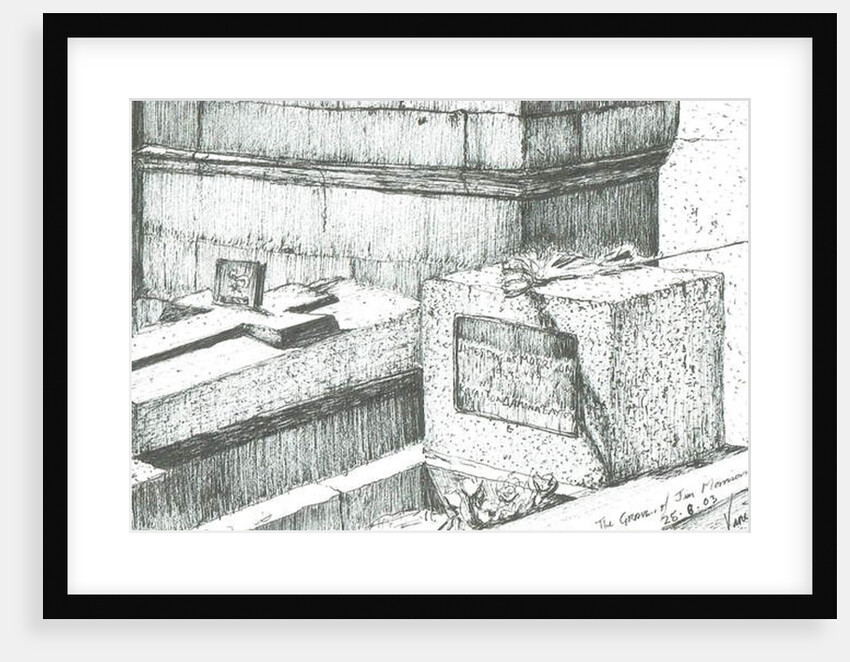The grave of Jim Morrison Paris, 2003 by Vincent Alexander Booth