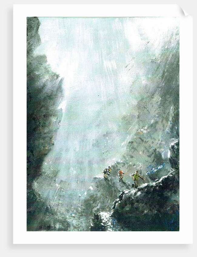 Mountain pathway fell race, 2014 by Vincent Alexander Booth