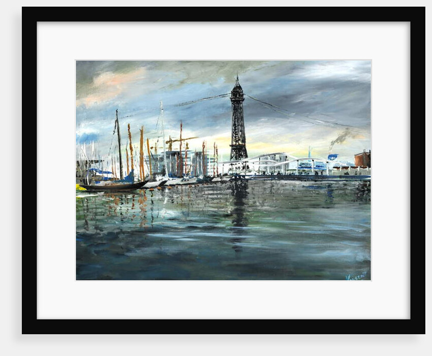 Barcelona boats, 1995 by Vincent Alexander Booth