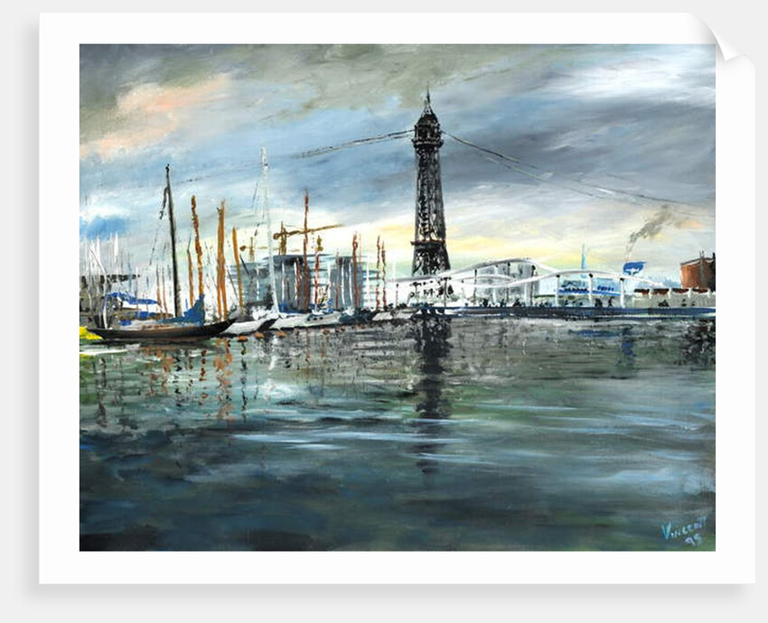 Barcelona boats, 1995 by Vincent Alexander Booth