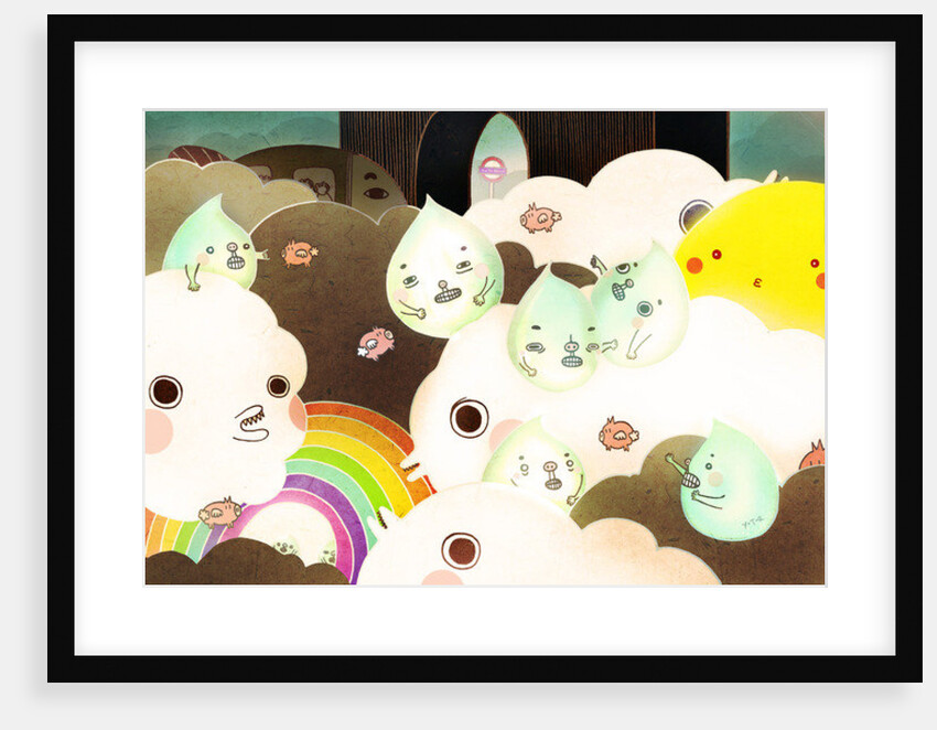 The good old British weather, 2014 digital by Yoyo Zhao