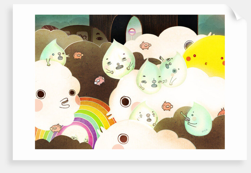 The good old British weather, 2014 digital by Yoyo Zhao