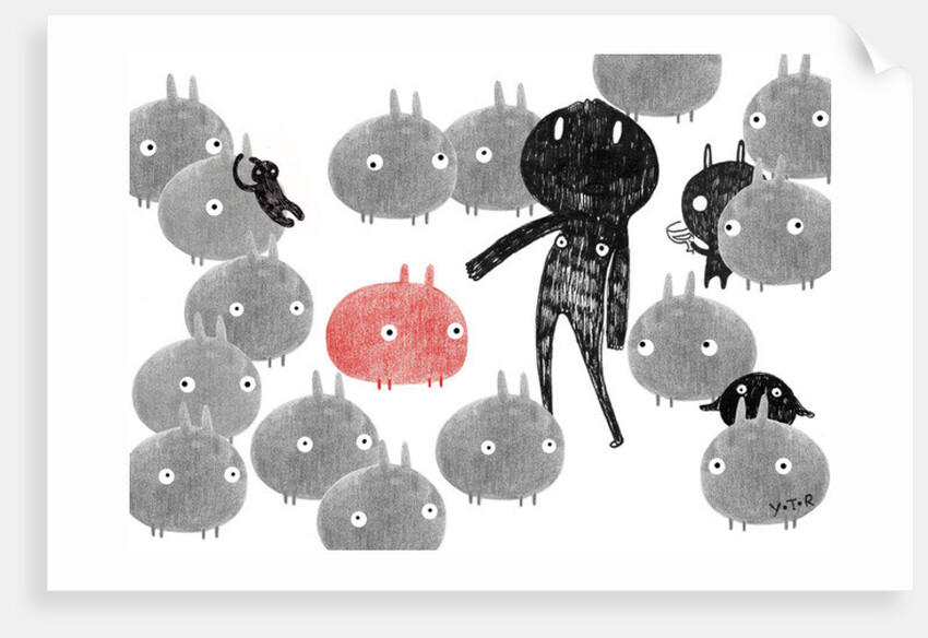 A friendly visit to the bunnyland, 2014 by Yoyo Zhao