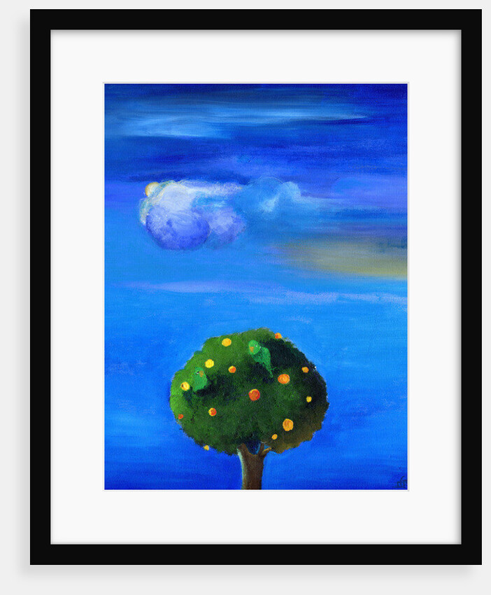 Silver Lining over the Orange Tree by Nancy Moniz Charalambous
