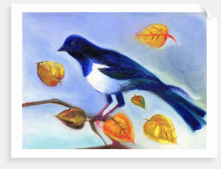 Autumn Magpie, 2012 by Nancy Moniz Charalambous
