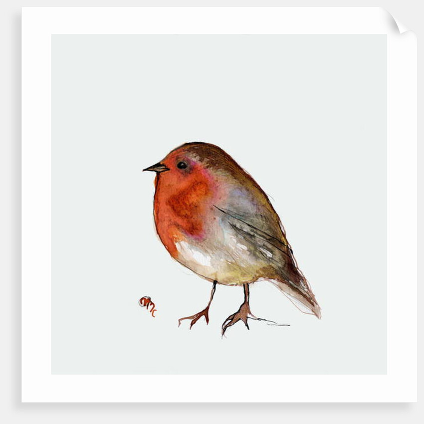 Fat Robin, 2017 by Nancy Moniz Charalambous