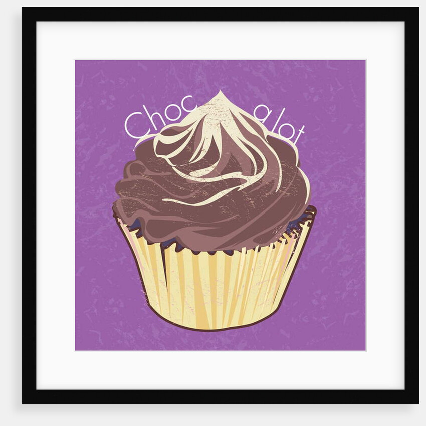 Choc A Lot Cup Cake, 2019, digital art by Nancy Moniz Charalambous