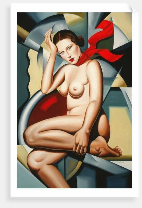 Orange Scarf by Catherine Abel