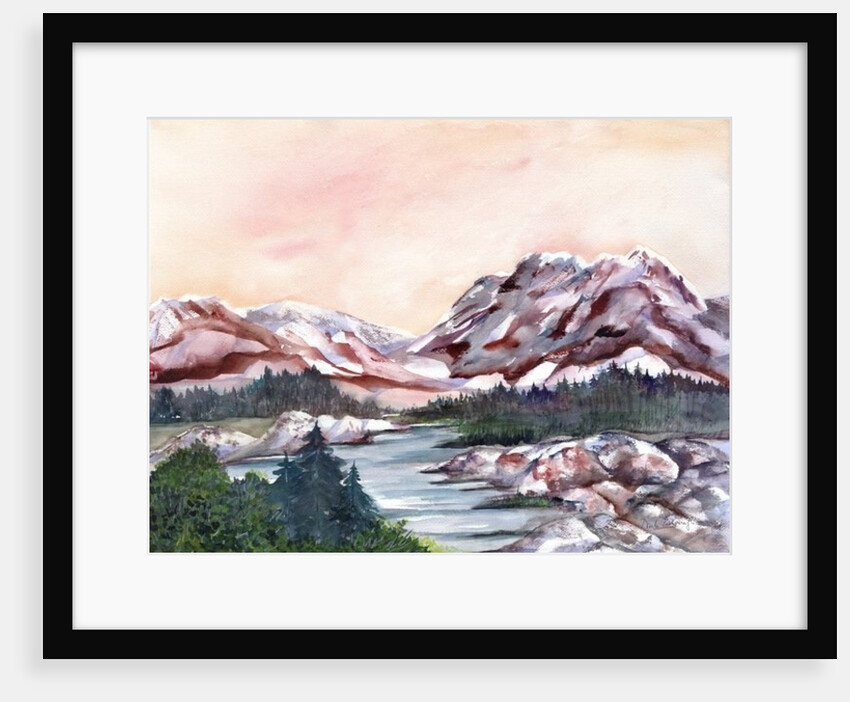 Rocky Hills and water, 2002 by Neela Pushparaj