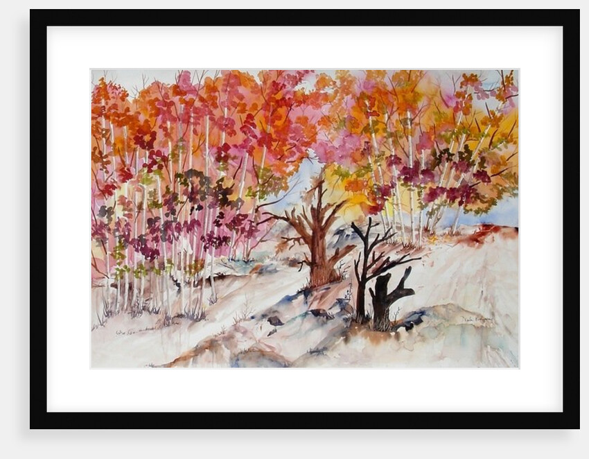 autumn tree tops, 1996 by Neela Pushparaj