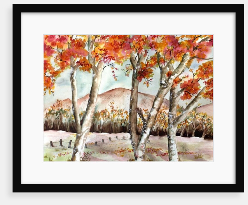 Red Trees, 1998 by Neela Pushparaj