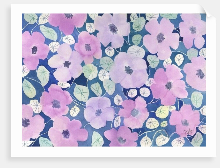 flowers in pink, 2002 by Neela Pushparaj