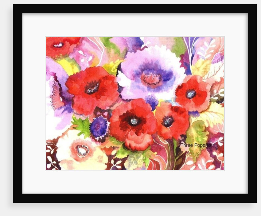 Three Poppies by Neela Pushparaj