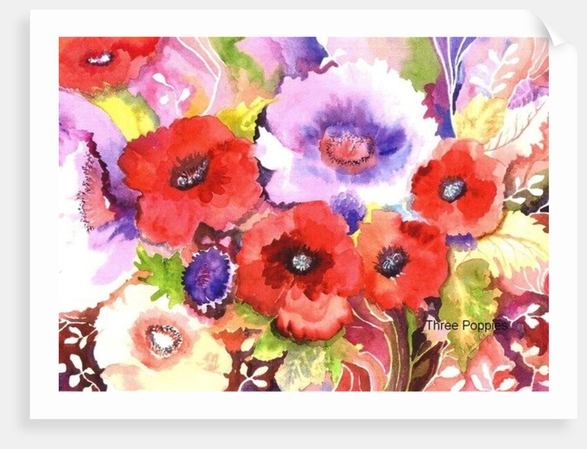 Three Poppies by Neela Pushparaj