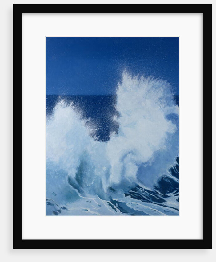 Two Little Waves Breaking, 1989 by Alan Byrne