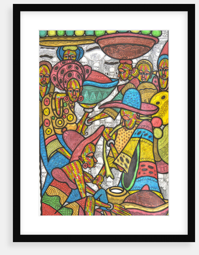 Calabash Market, 2014 by Muktair Oladoja