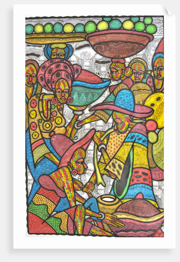 Calabash Market, 2014 by Muktair Oladoja