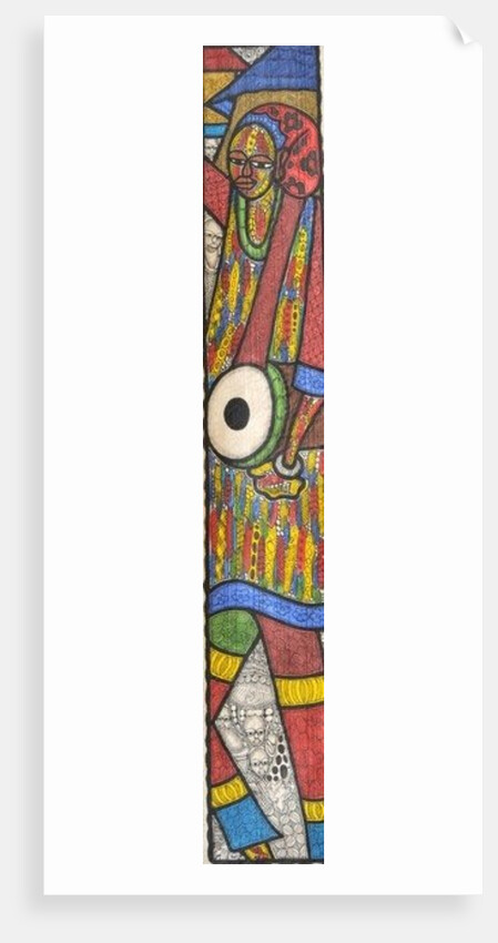 Drum beat, 2014 by Muktair Oladoja