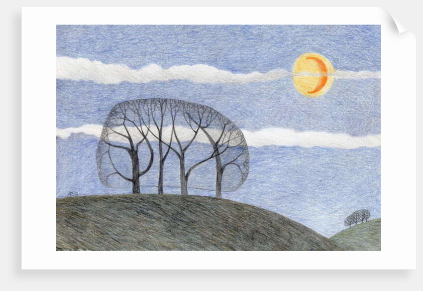 Magic Moon, 2017 by Ann Brain