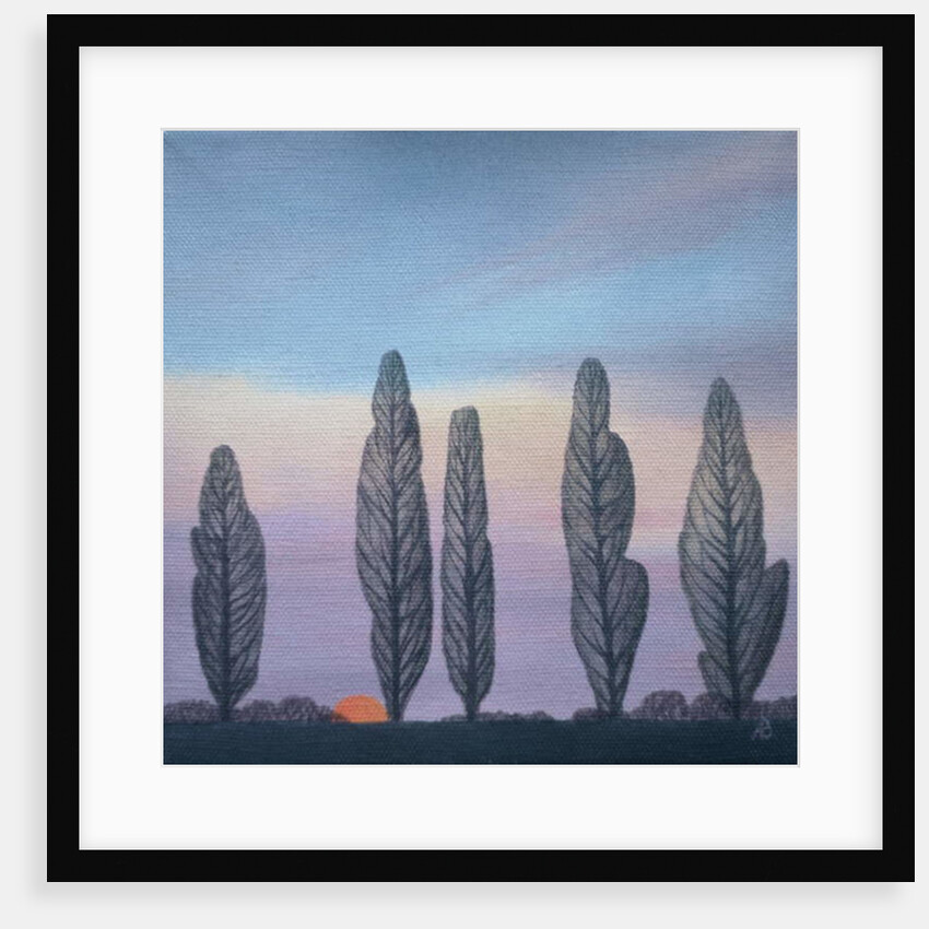 Poplars, 2003 by Ann Brain