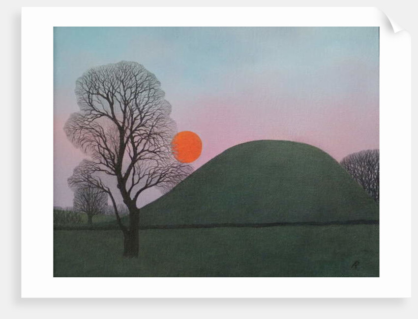 An evening Walk at Brinklow, 2006 by Ann Brain