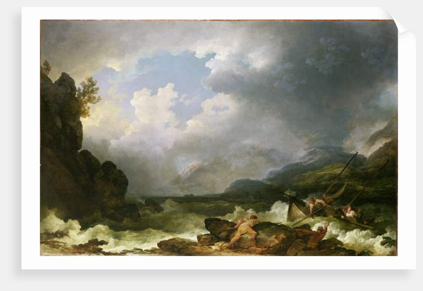 Belle Isle Windermere in a Storm by Philip James de Loutherbourg