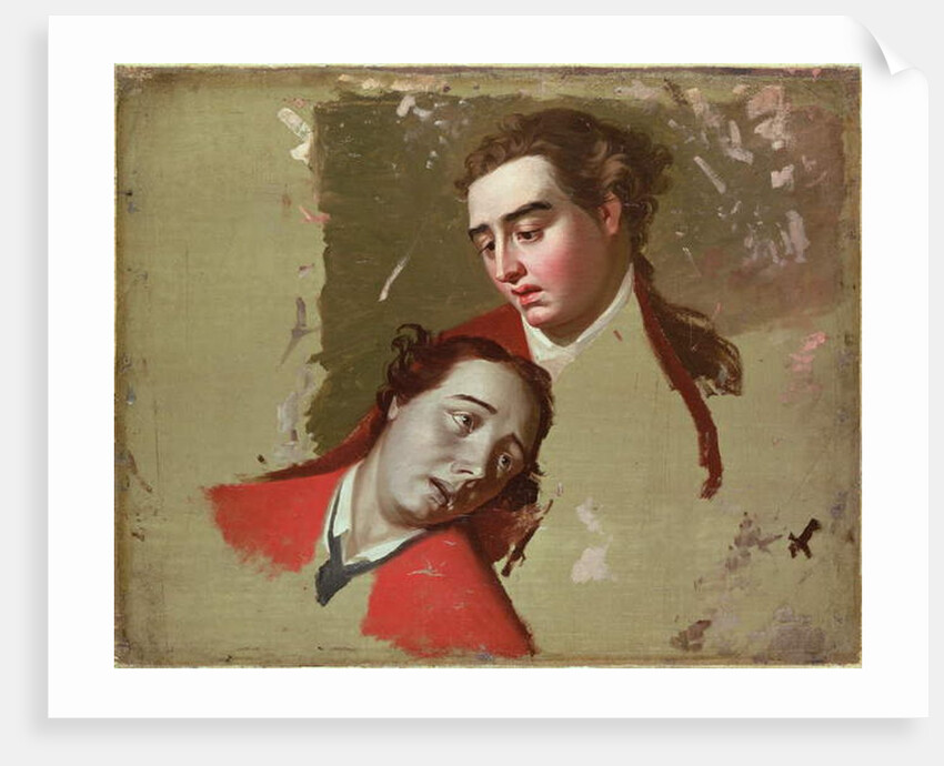 Study for the Death of General Wolfe at Quebec, 1762-63 by George Romney