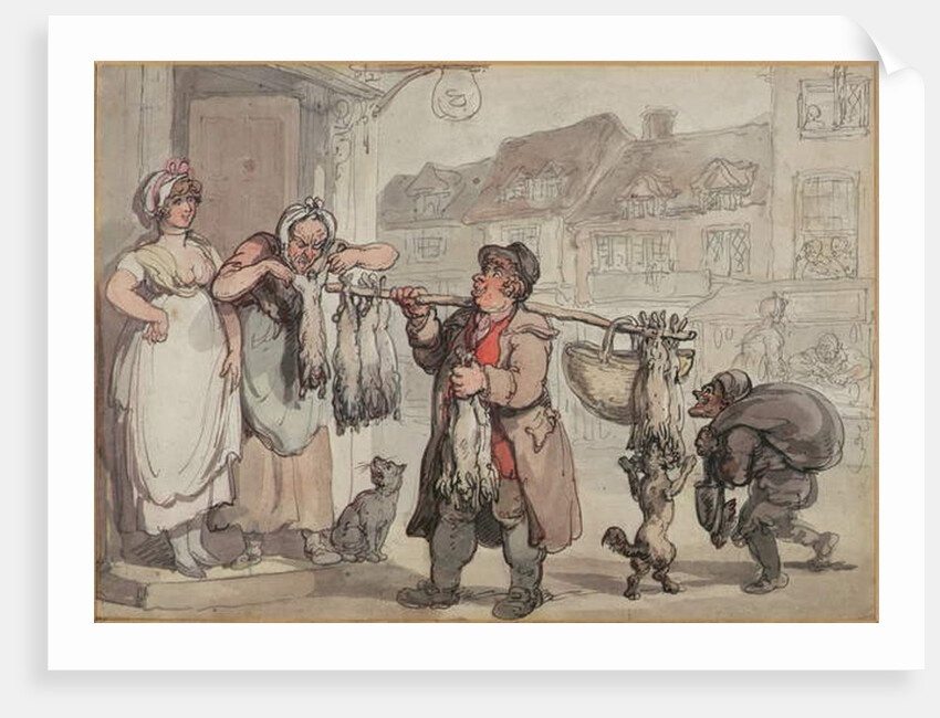 The Rabbit Merchant by Thomas Rowlandson