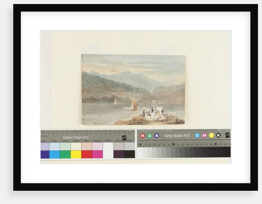 Picnic at Windermere looking towards Brathay by John Harden