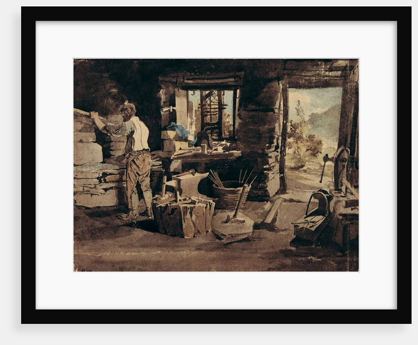 Interior of the Smithy, Ambleside by John Harden