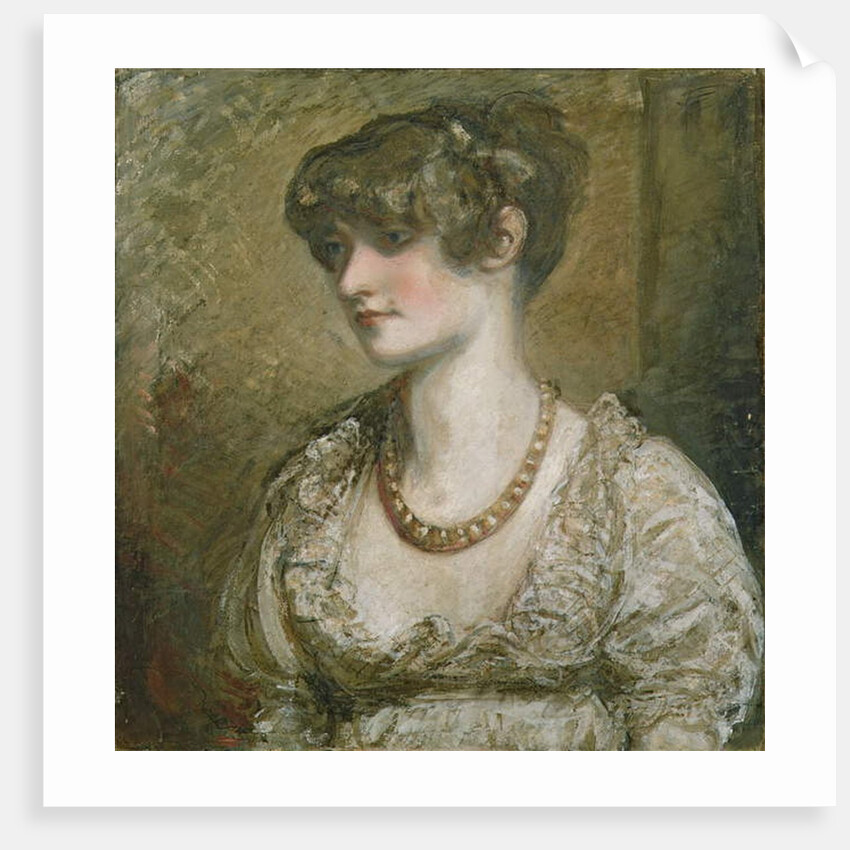 Portrait of a young woman by Daniel Gardner