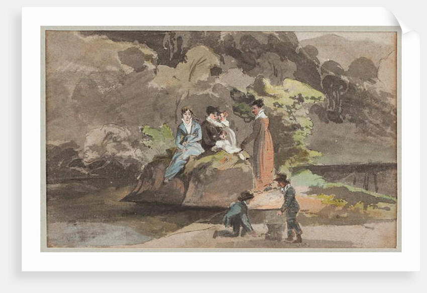 Group by the water, 1810 by John Harden