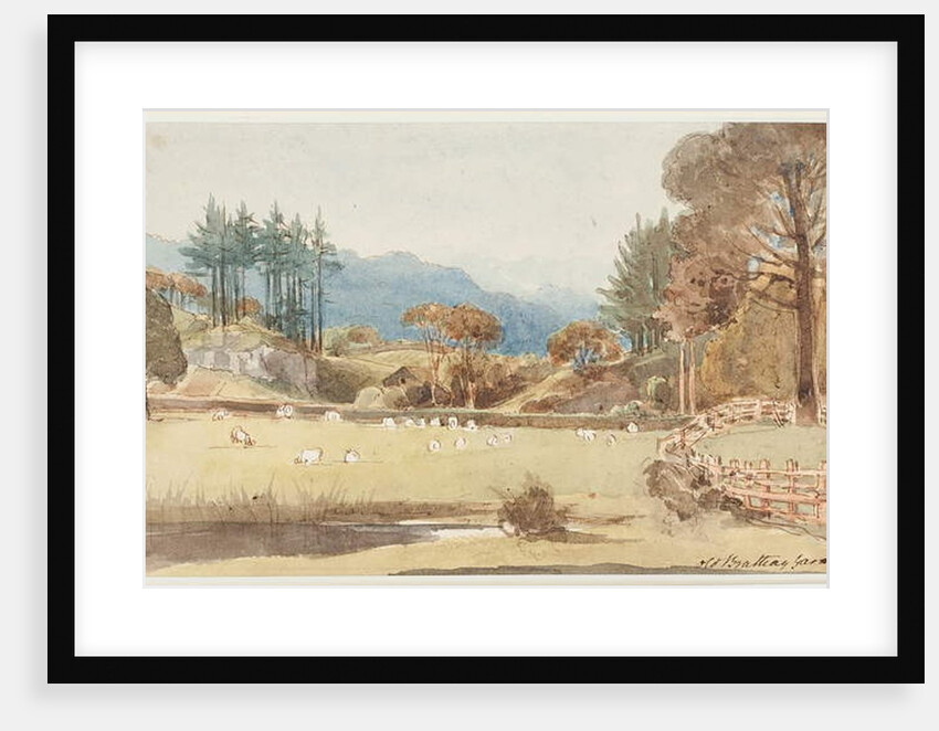 View to Langdale, Lake District, Cumbria, 1831 by John Harden