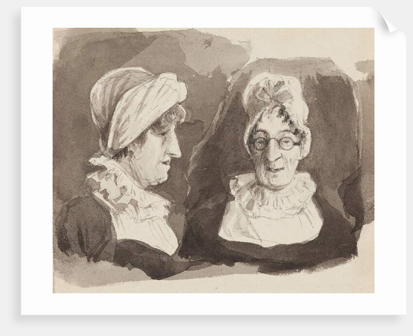 Two views of Mrs H by John Harden