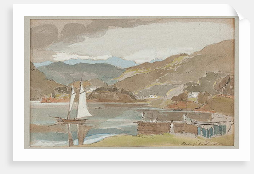 Sailing on Windermere, 1810 by John Harden