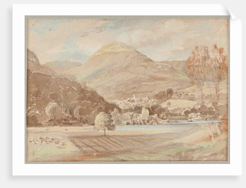 Fields outside Brathay, 1812 by John Harden