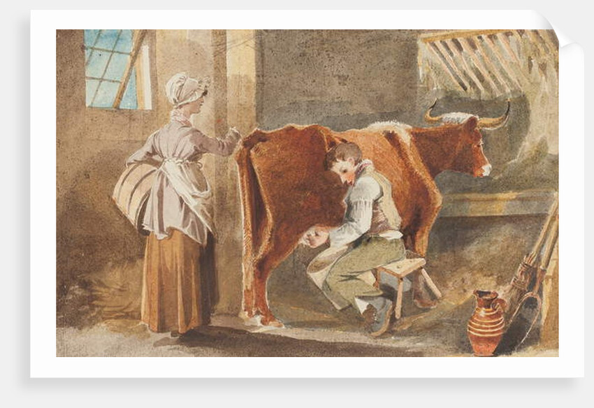 Jessy paints cows by John Harden