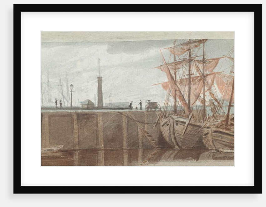 Ships at Whitehaven by John Harden
