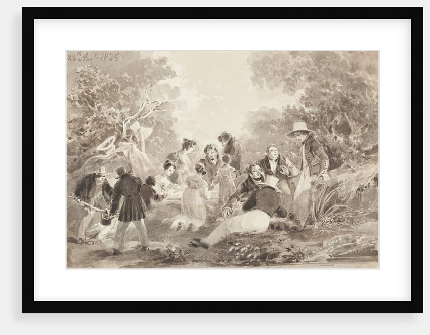 Picnic by the lake, 1825 by John Harden