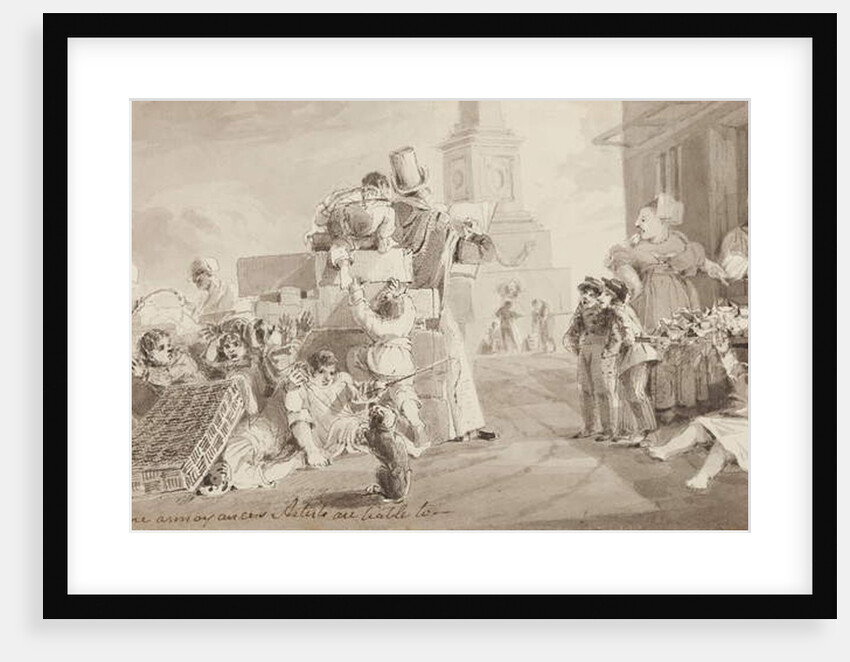 Luggage chaos at Whitehaven, 1829 by John Harden