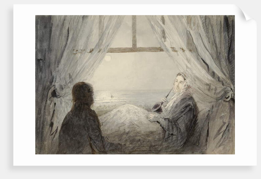 Portrait of Harriet Martineau on a Couch, 1844 by Augustus Leopold Egg