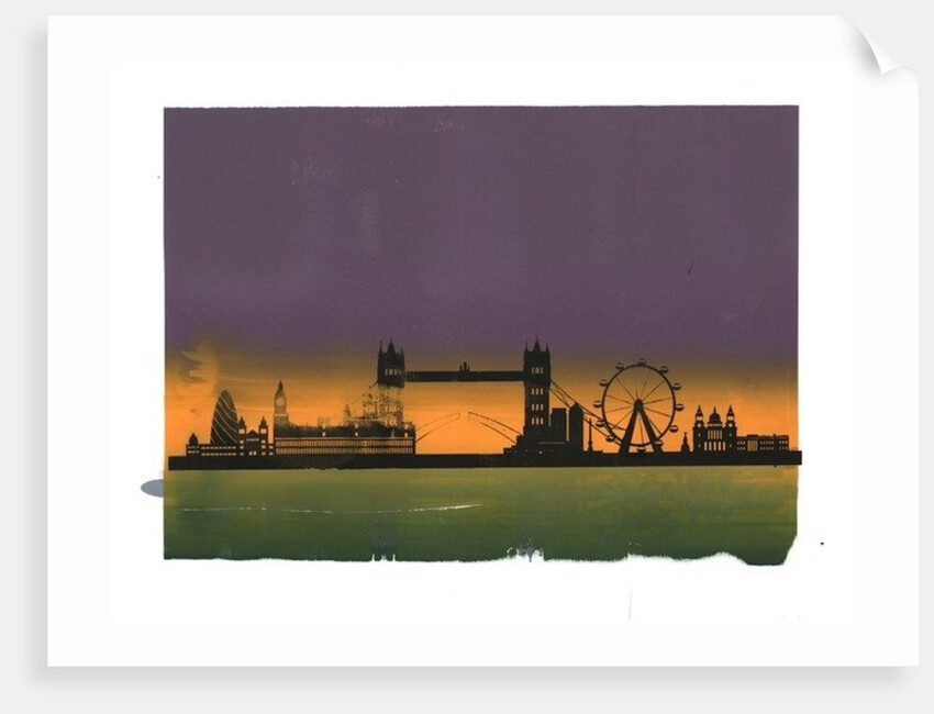 Sunset on London, 2015 by Francois Domain