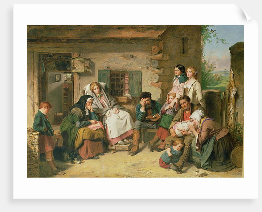Scottish Settlers in North America by Thomas Faed