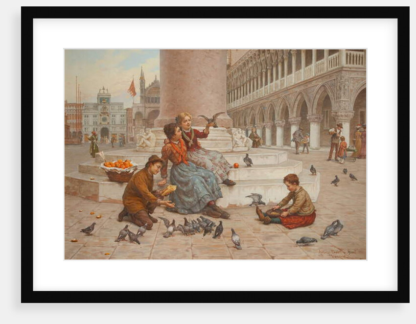 Pigeons of Venice by Antonio Paoletti