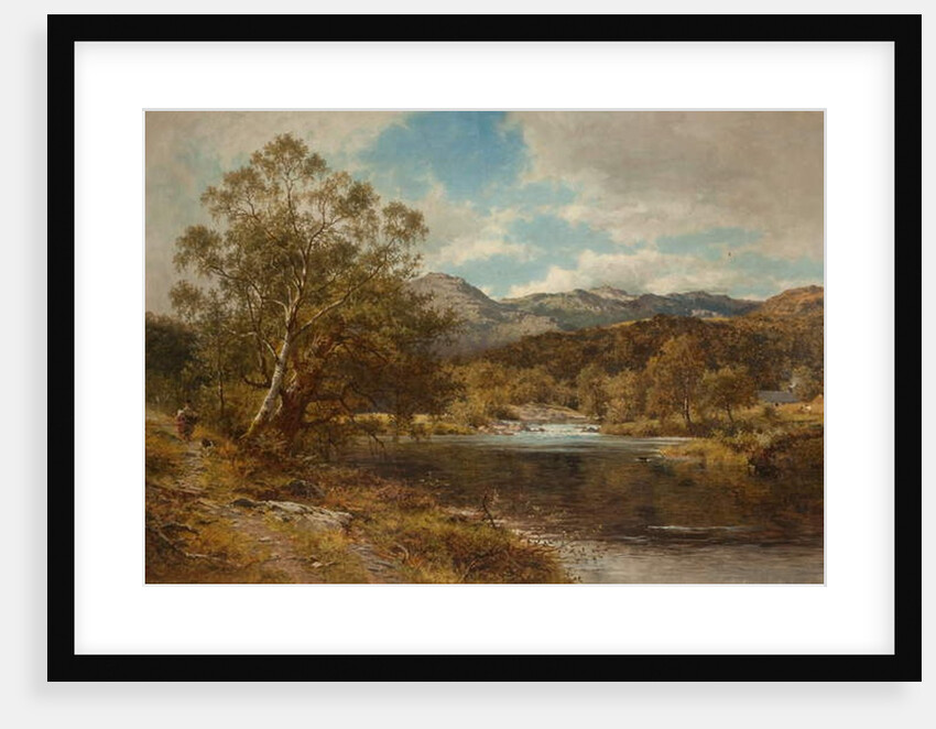 On the Llygwy, North Wales by Benjamin Williams Leader