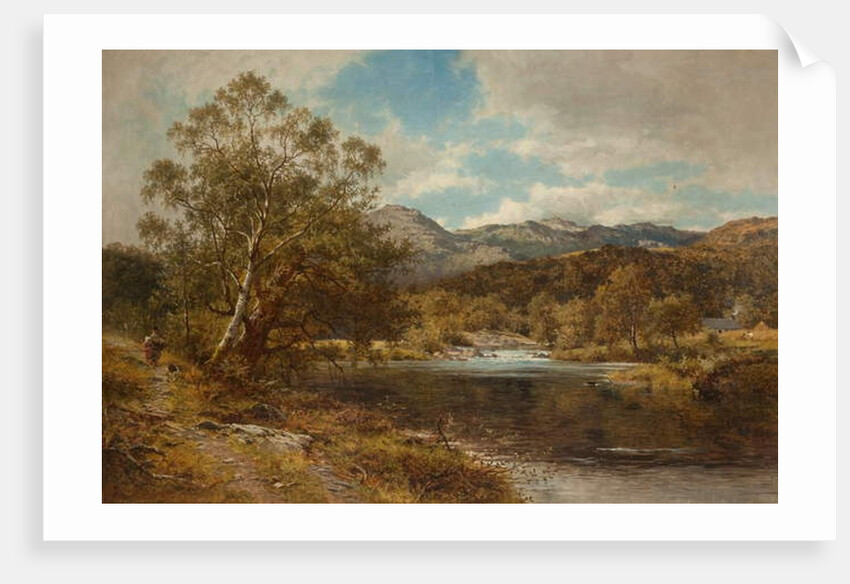 On the Llygwy, North Wales by Benjamin Williams Leader