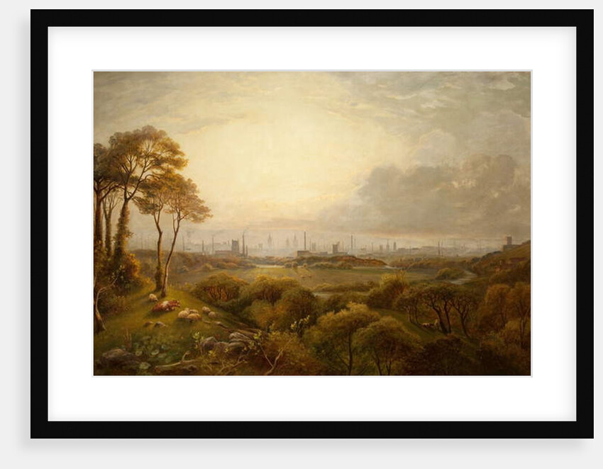 View of Manchester by Thomas Creswick